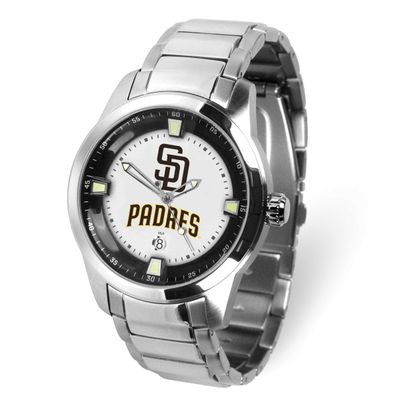 Gametime MLB San Diego Padres Titan Quartz Watch with Date Stainless Steel XWM3600, UPC: 82652870538