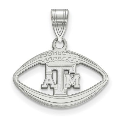 Texas A And M University T-A-M Football Pendant Sterling Silver Rhodium-plated SS012TAM, UPC: 88677…