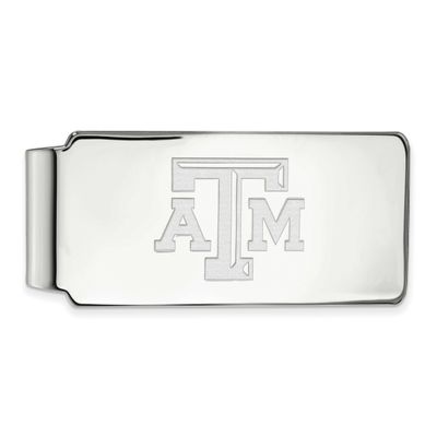 Texas A And M University T-A-M Money Clip 14k White Gold 4W019TAM, UPC: 886774842486