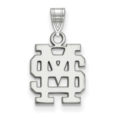 Mississippi State University Small Pendant 10k White Gold 1W063MSS, UPC: 886774791784