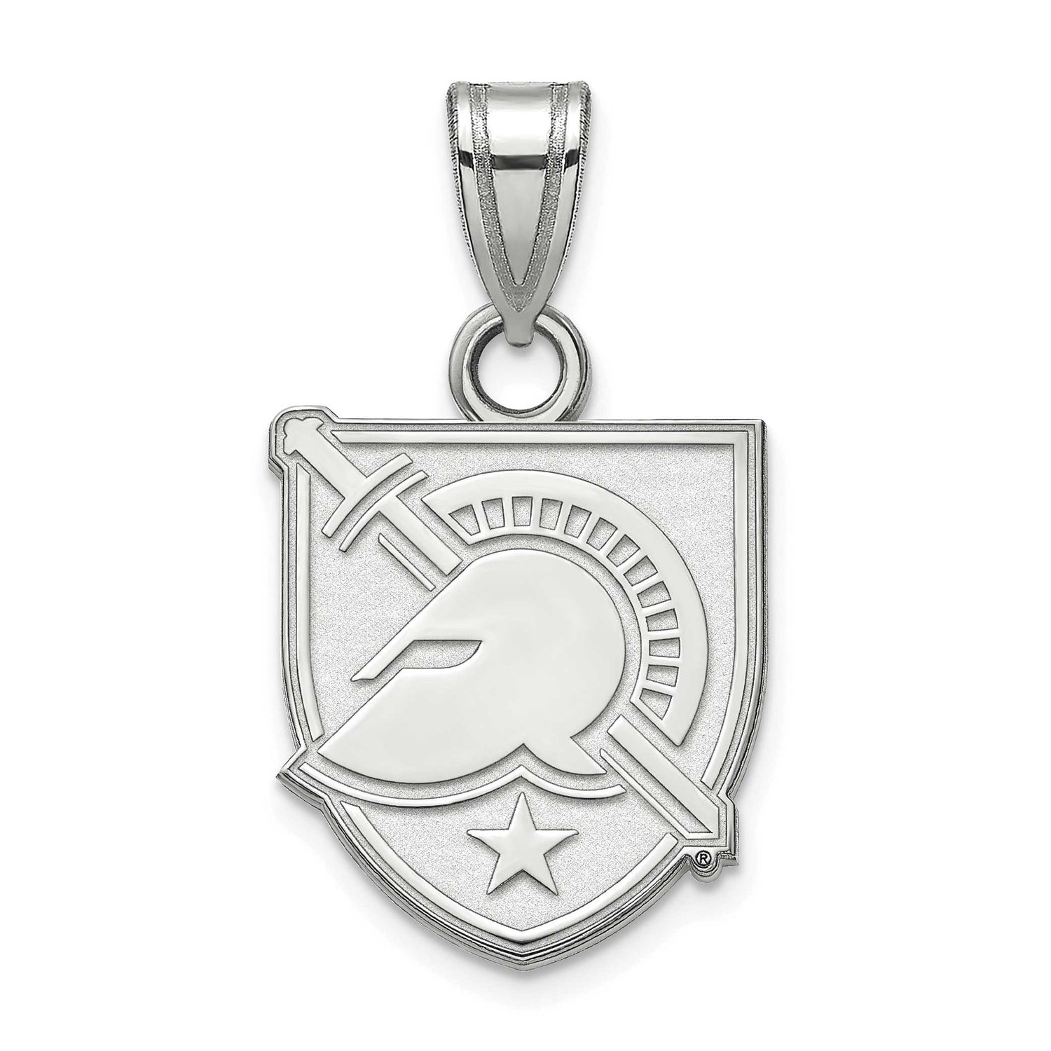 U.S. Military Academy Letter A Small Pendant Sterling Silver Rhodium-plated SS002USMA, UPC: 8867747…