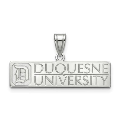 Duquesne University Large Pendant 14k White Gold 4W002DUU, UPC: 886774826400