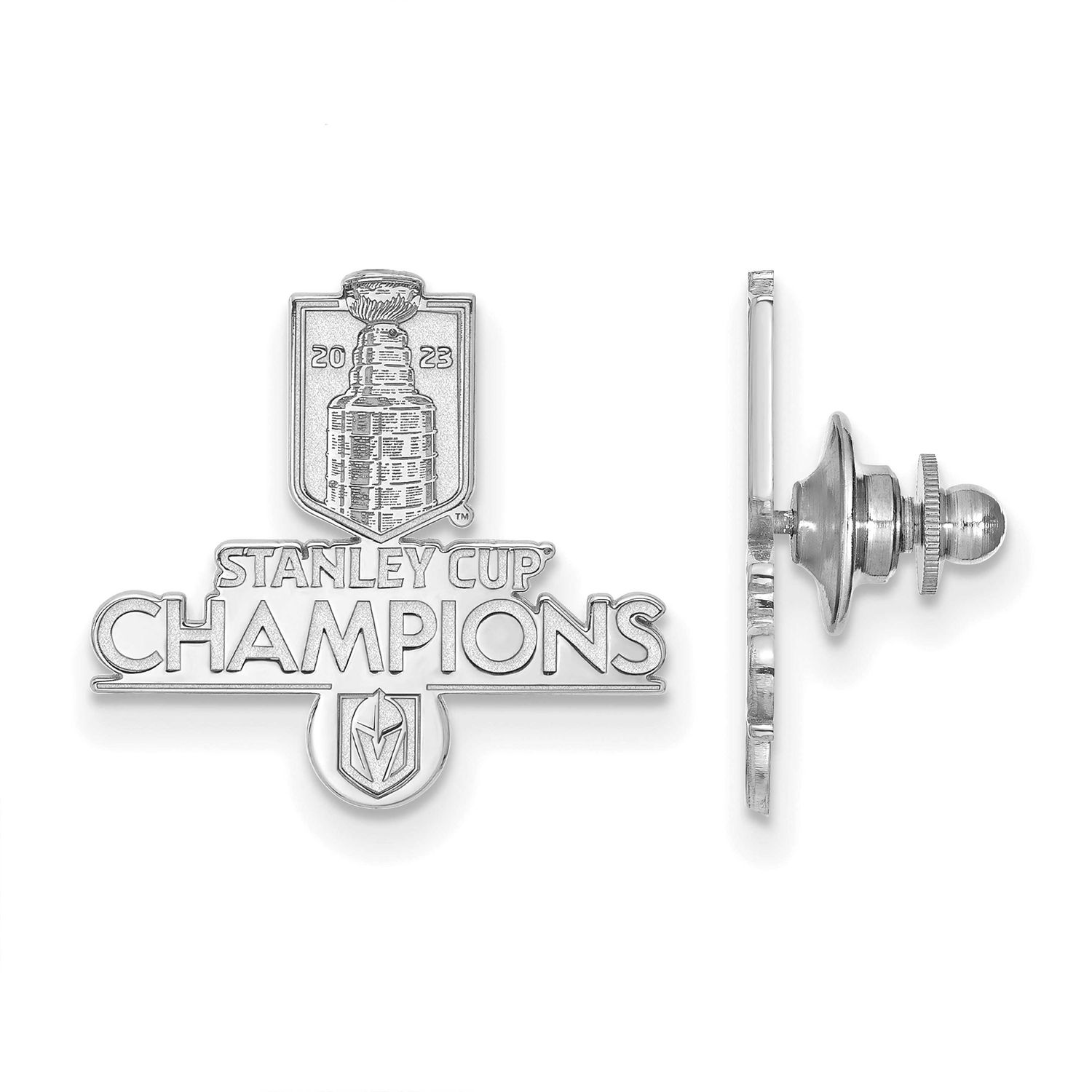 2023 Stanley Cup Champions Vegas Golden Knights Tie Tac Sterling Silver SS006VGK23, UPC: