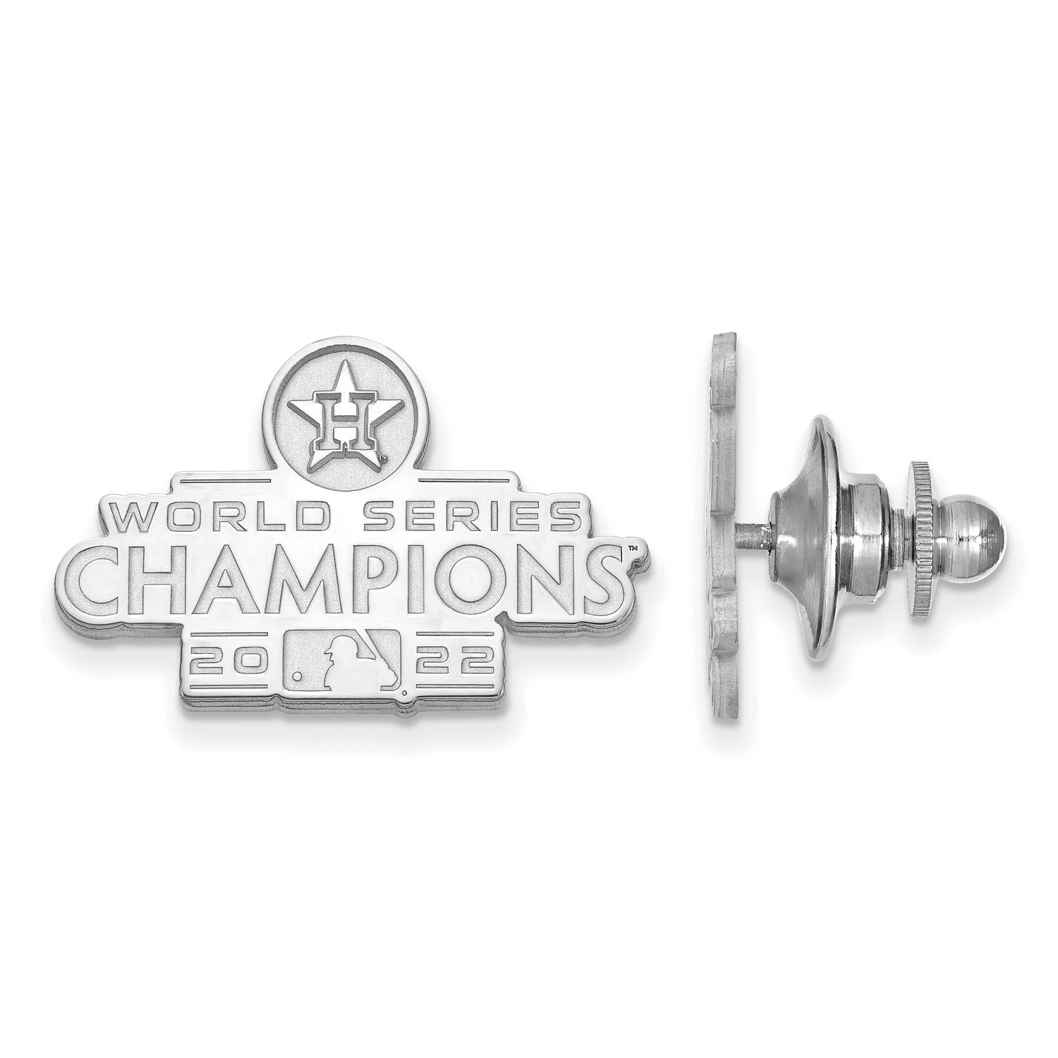2022 World Series Champions Houston Astros Tie Tac Sterling Silver SS008AST22, UPC: 196904101230