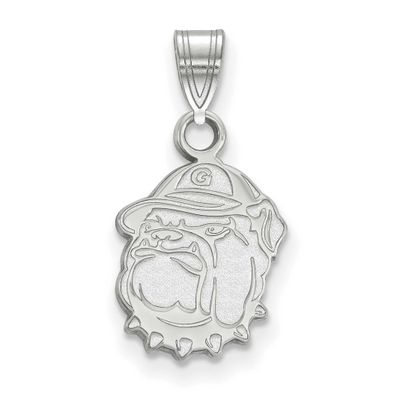 Georgetown University Bulldog Small Pendant 10k White Gold 1W005GC, UPC: 886774773568