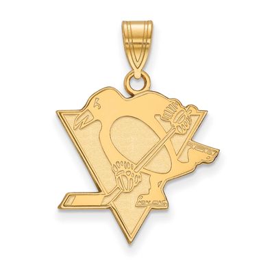Pittsburgh Penguins Large Pendant 14k Gold 4Y004PEN, UPC: 191101127496