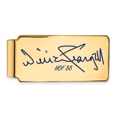 Willie Stargell Hall of Fame Signature Epoxy Money Clip Gold-plated Sterling Silver GPHF04WS88, UPC: