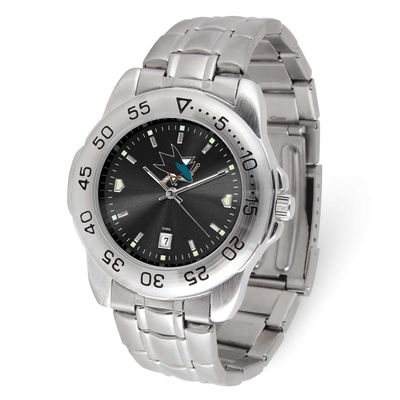 NHL San Jose Sharks Sport Steel Watch with Date Gametime XWM3570, UPC: 82652869006