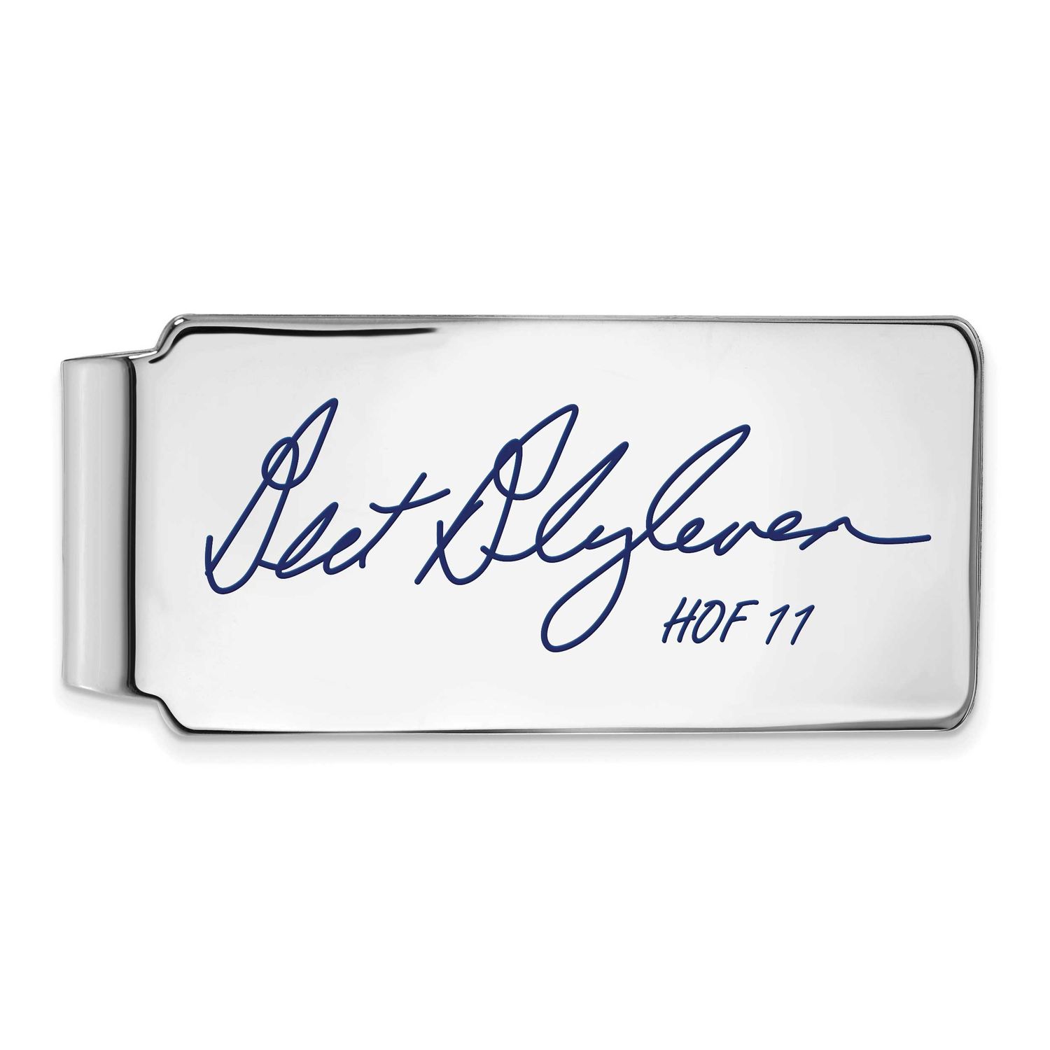 Bert Blyleven Hall of Fame Signature Epoxy Money Clip Sterling Silver SSHF04BB11, UPC: