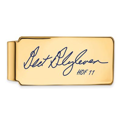 Bert Blyleven Hall of Fame Signature Epoxy Money Clip Gold-plated Sterling Silver GPHF04BB11, UPC: