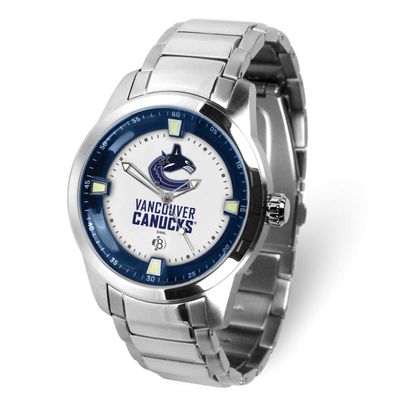 Gametime NHL Vancouver Canucks Titan Quartz Watch with Date Stainless Steel XWM3667, UPC: 826528714…