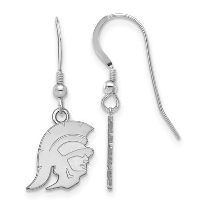 University of Southern California Small Dangle Earring Wire Sterling Silver SS057USC, UPC: 19110177…