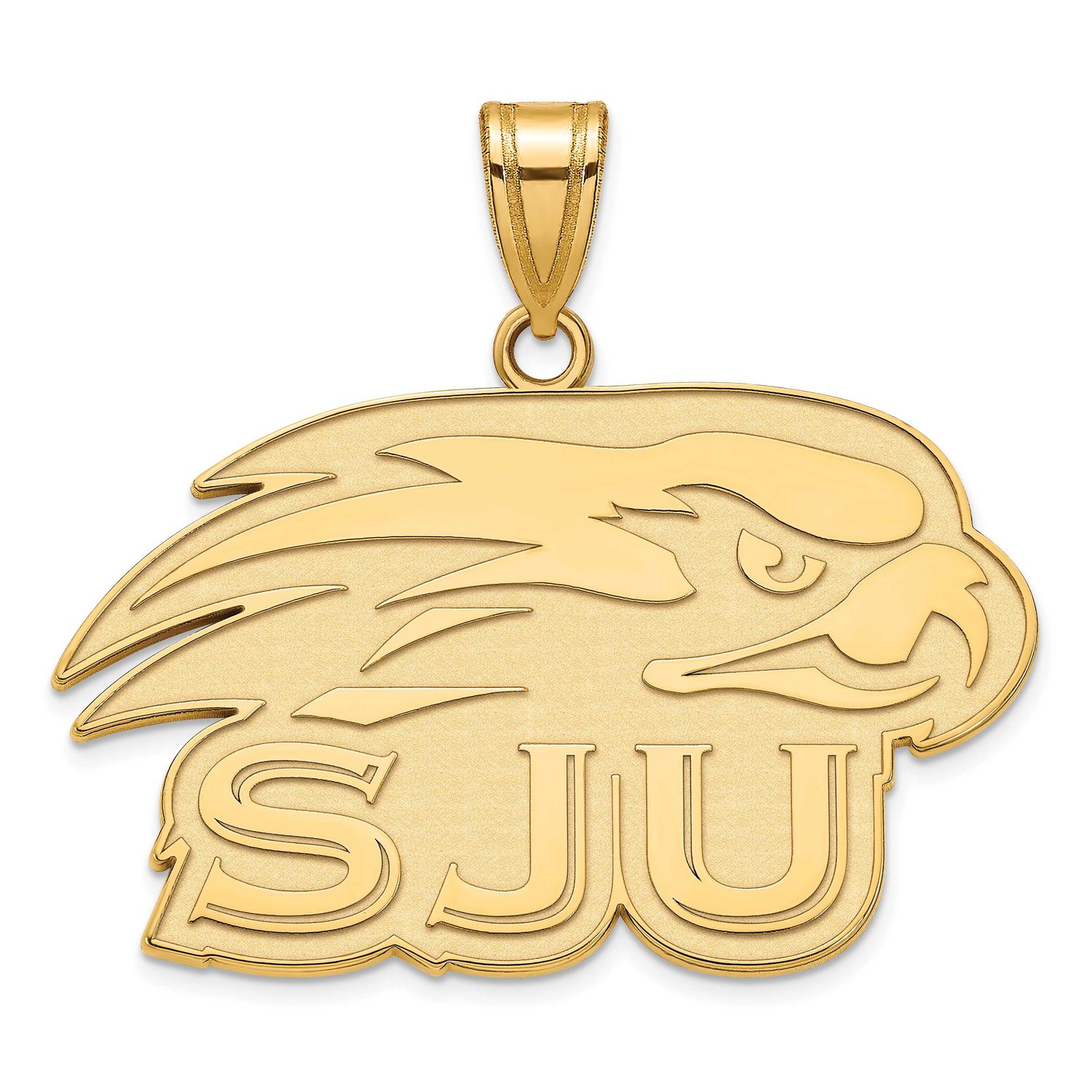 St Joseph&#39;S University Hawks Large Pendant 14k Gold 4Y001SJO, UPC: 886774856766
