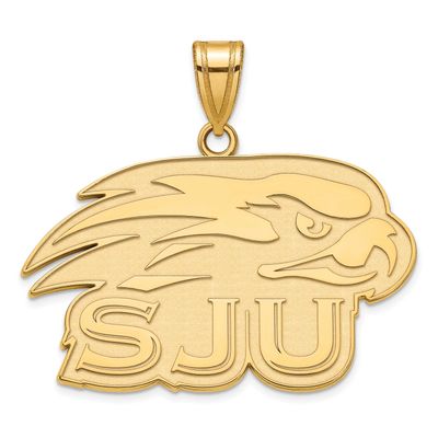 St Joseph&#39;S University Hawks Large Pendant 14k Gold 4Y001SJO, UPC: 886774856766