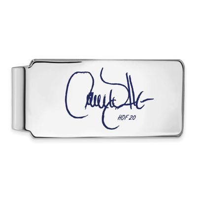 Larry Walker Hall of Fame Signature Epoxy Money Clip Sterling Silver SSHF04LW20, UPC: