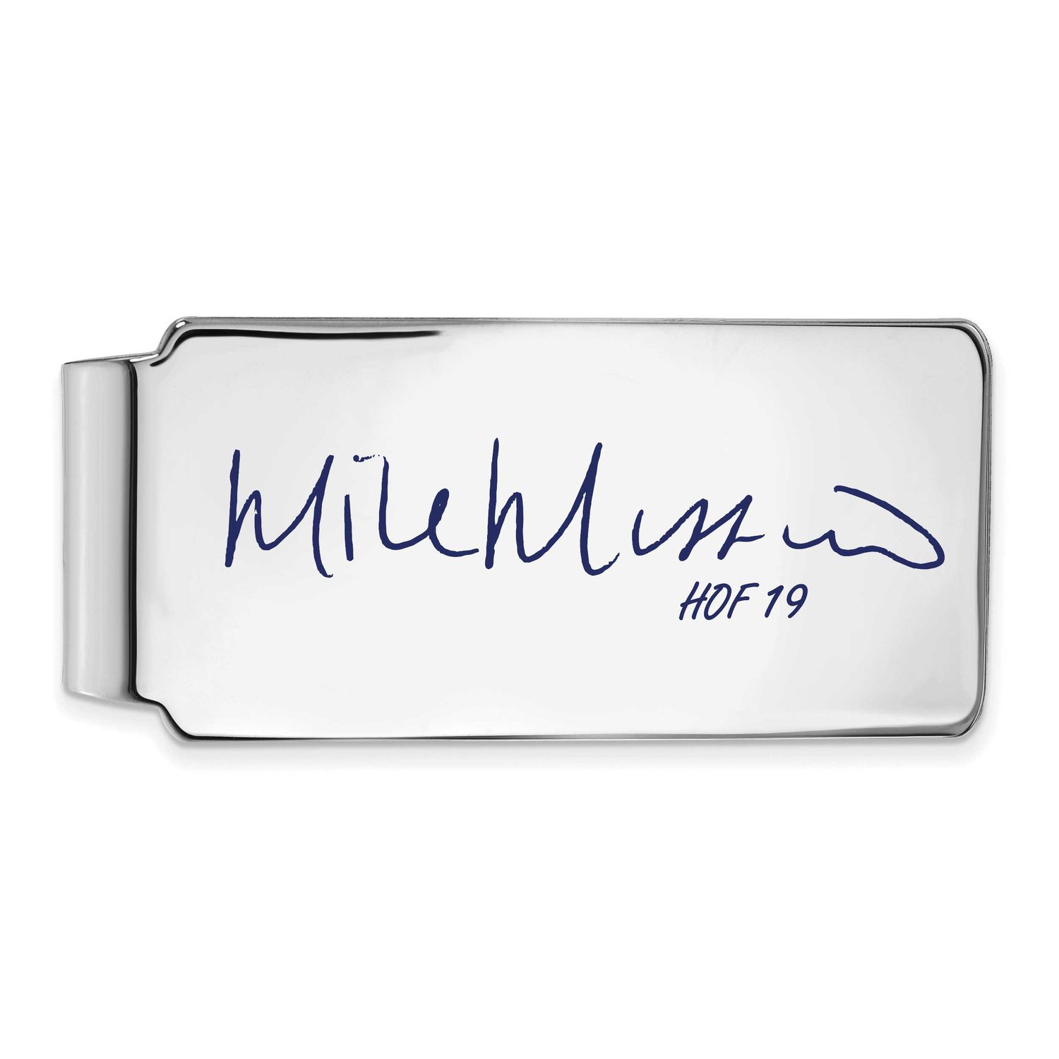 Mike Mussina Hall of Fame Signature Epoxy Money Clip Sterling Silver SSHF04MM19, UPC: