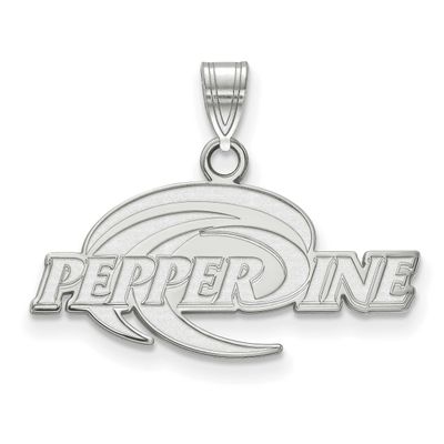 Pepperdine University Medium Pendant 14k White Gold 4W005PEU, UPC: 886774832326