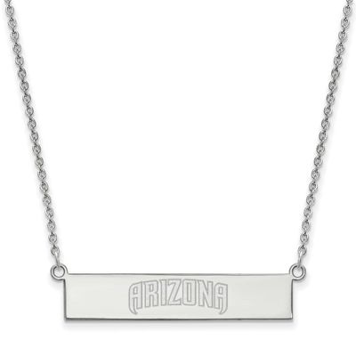 MLB Arizona Diamondbacks Team Script Bar 18 Inch Necklace Sterling Silver Rhodium-plated SS041DIA-1…