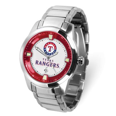 Gametime MLB Texas Rangers Titan Quartz Watch with Date Stainless Steel XWM3605, UPC: 82652870583