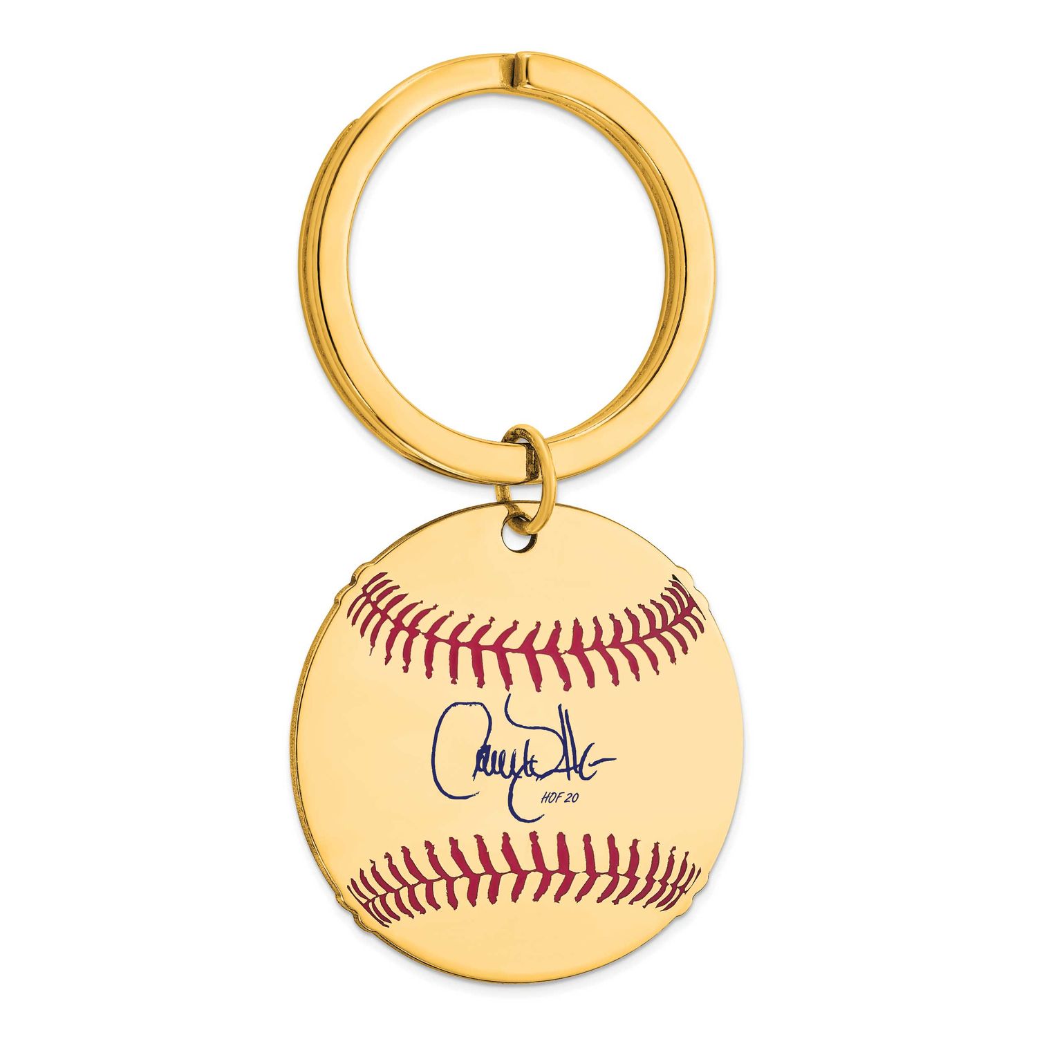 Larry Walker Hall of Fame Signature Epoxy Baseball Keychain Gold-plated Sterling Silver GPHF03LW20,…