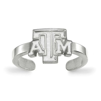 Texas A And M University T-A-M Toe Ring Sterling Silver Rhodium-plated SS023TAM, UPC: 886774699493