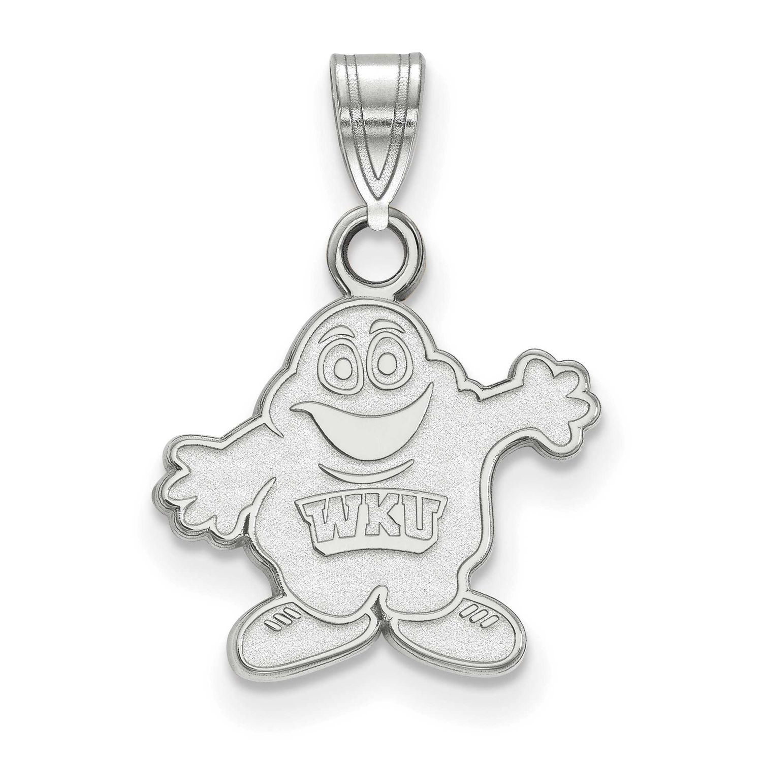 Western Kentucky University Big Red Small Pendant 14k White Gold 4W019WKU, UPC: 886774842608