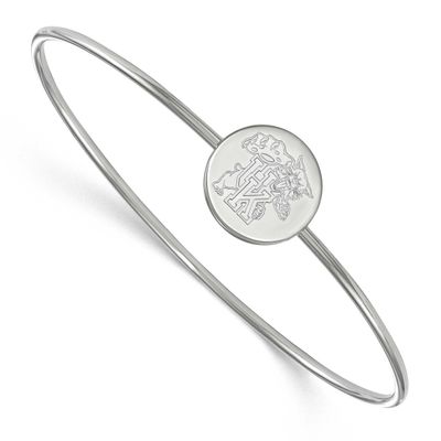 University of Kentucky Bangle Slip On Sterling Silver Rhodium-plated SS055UK-7, UPC: 886774726328