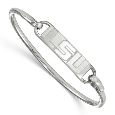 Louisiana State University Bangle Sterling Silver Rhodium-plated SS015LSU-7, UPC: 886774688923