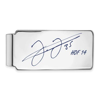 Frank Thomas Hall of Fame Signature Epoxy Money Clip Sterling Silver SSHF04FT14, UPC: