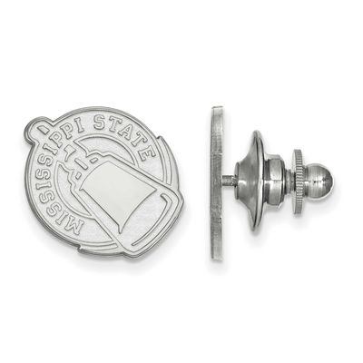 Mississippi State University Lapel Pin 14k White Gold 4W052MSS, UPC: 886774851044