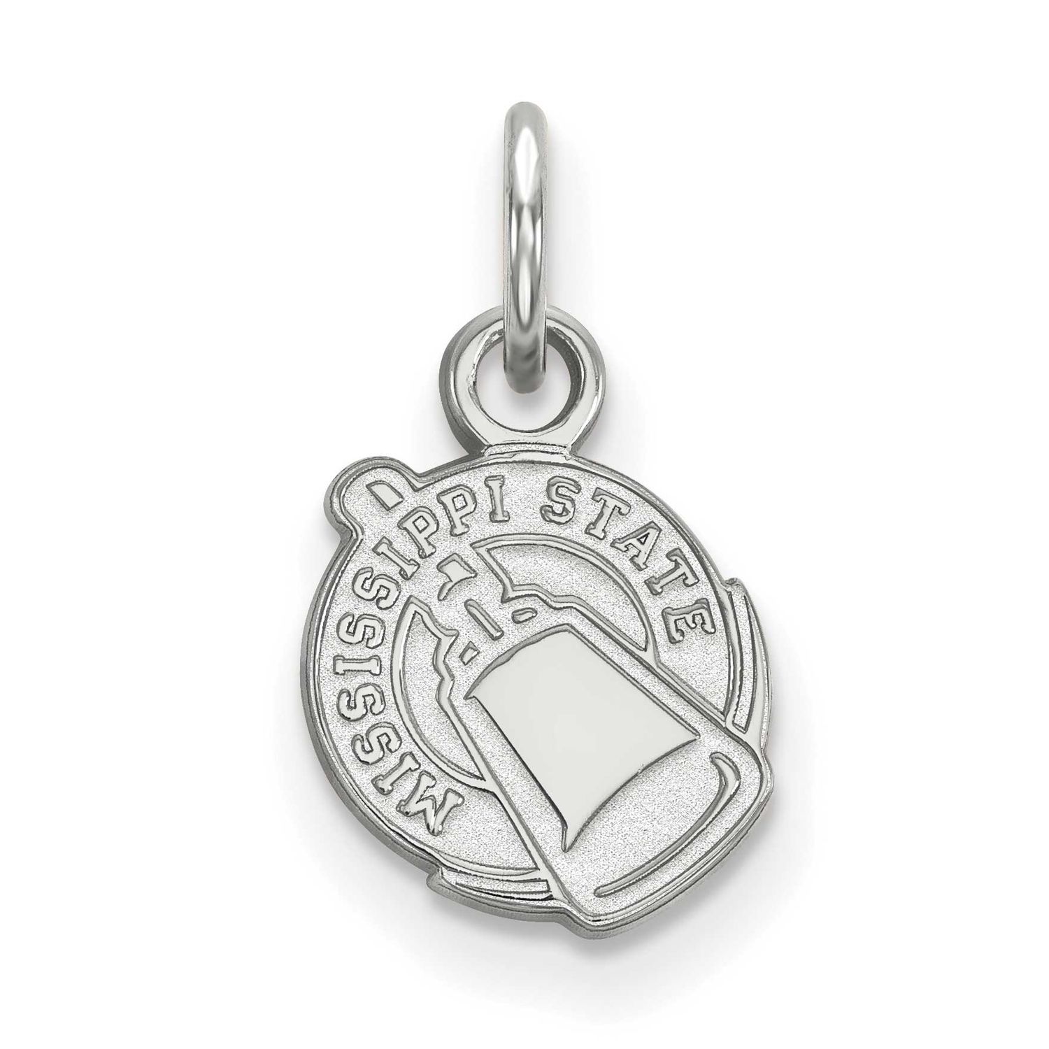 Mississippi State University Extra Small Pendant Sterling Silver Rhodium-plated SS043MSS, UPC: 8867…