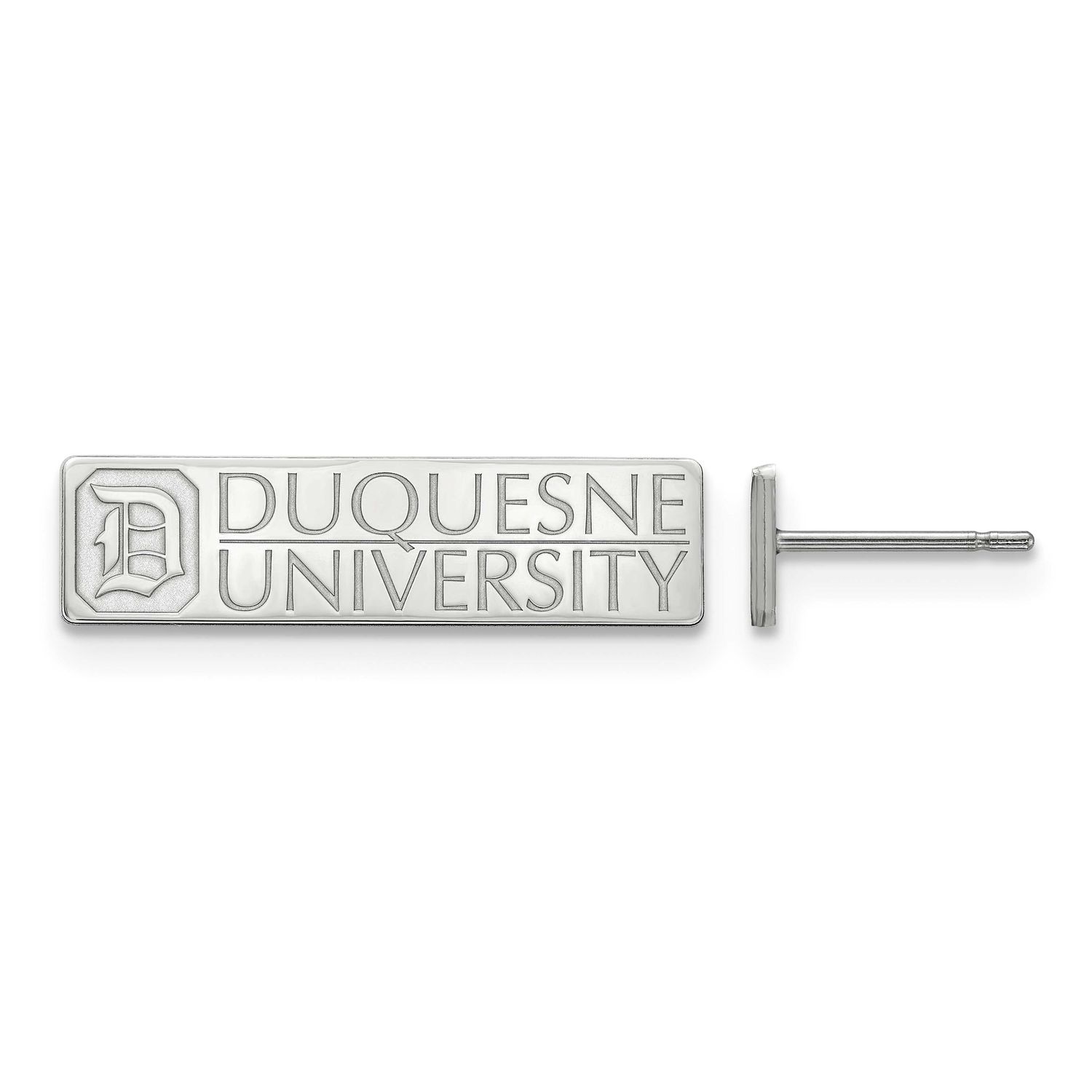 Duquesne University Small Post Earrings Sterling Silver SS004DUU, UPC: 886774681351