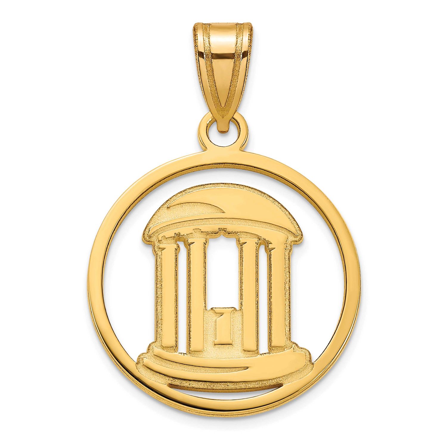 University of North Carolina Old Well Pendant 10k Gold UNC011-1Y, UPC: 191101773280