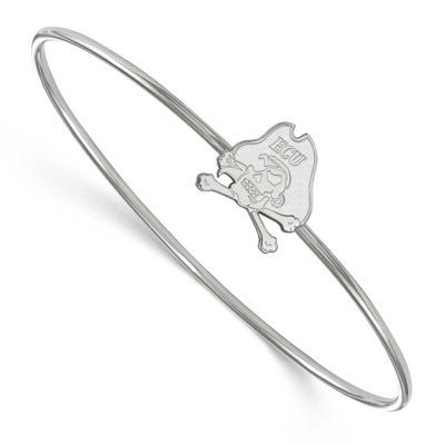 East Carolina University Slip-On Bangle Sterling Silver Rhodium-plated SS063ECU-7, UPC: 886774681924