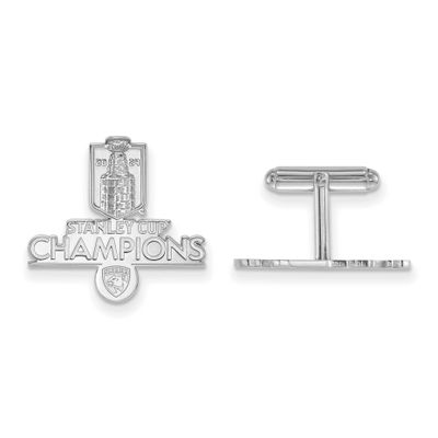 2024 Stanley Cup Champions Florida Panthers Cufflinks Sterling Silver SS007PTH24, UPC: 196904290521