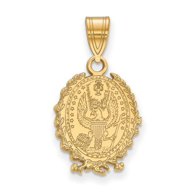 Georgetown University Medium Crest Pendant Gold-plated Sterling Silver GP007GC, UPC: 886774905099