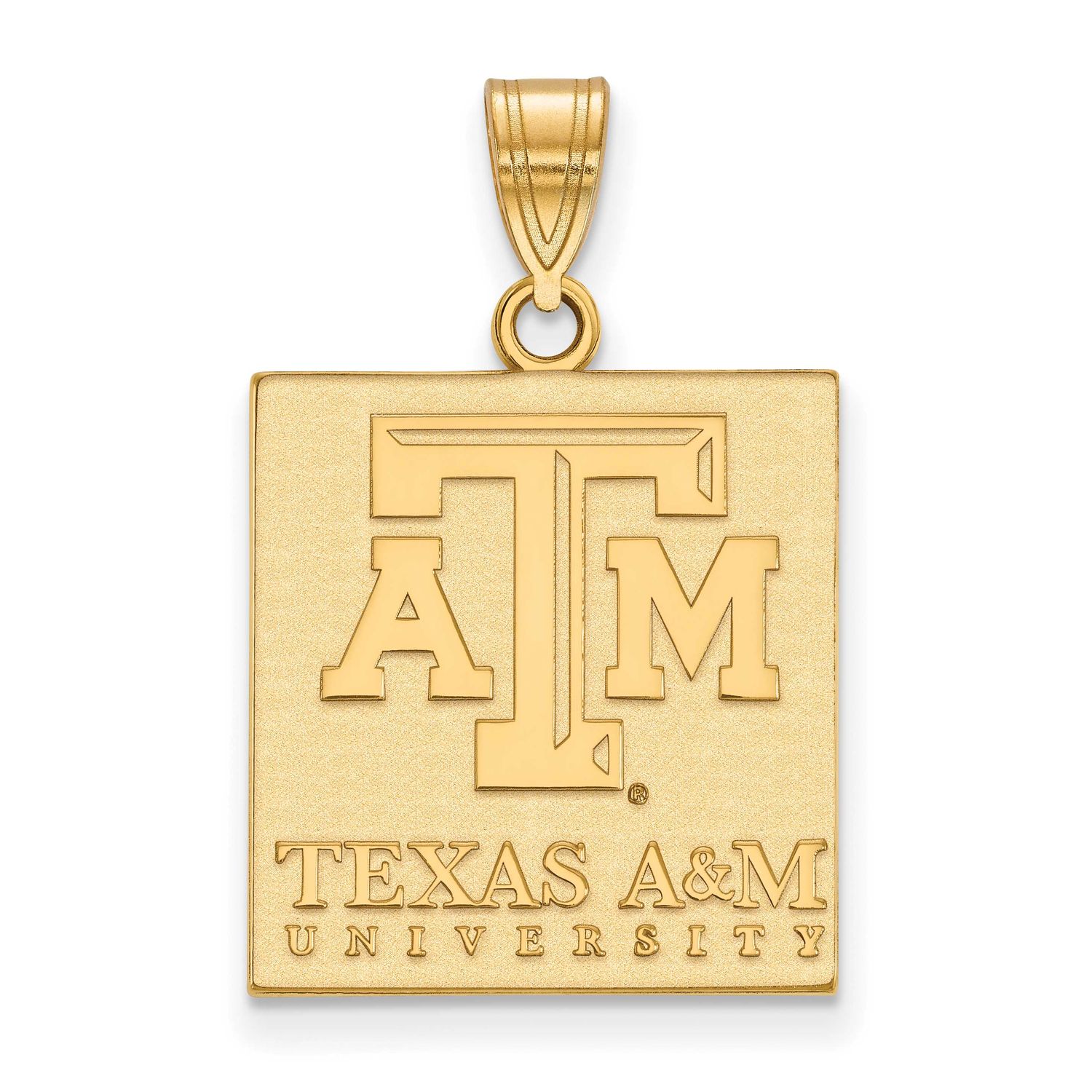 Texas A And M University Large Pendant Gold-plated Sterling Silver GP067TAM, UPC: 886774952864