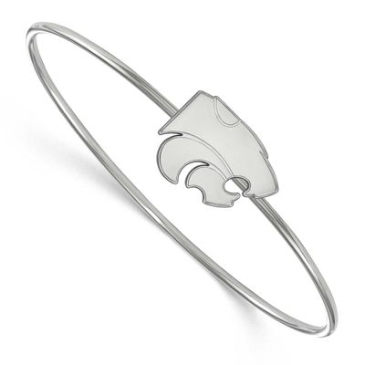 Kansas State University Bangle Slip On Sterling Silver Rhodium-plated SS014KSU-7, UPC: 886774687612