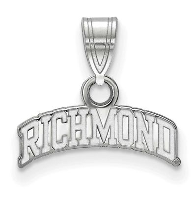 University of Richmond Small Script Pendant 14k White Gold 4W028URV, UPC: 191101779879