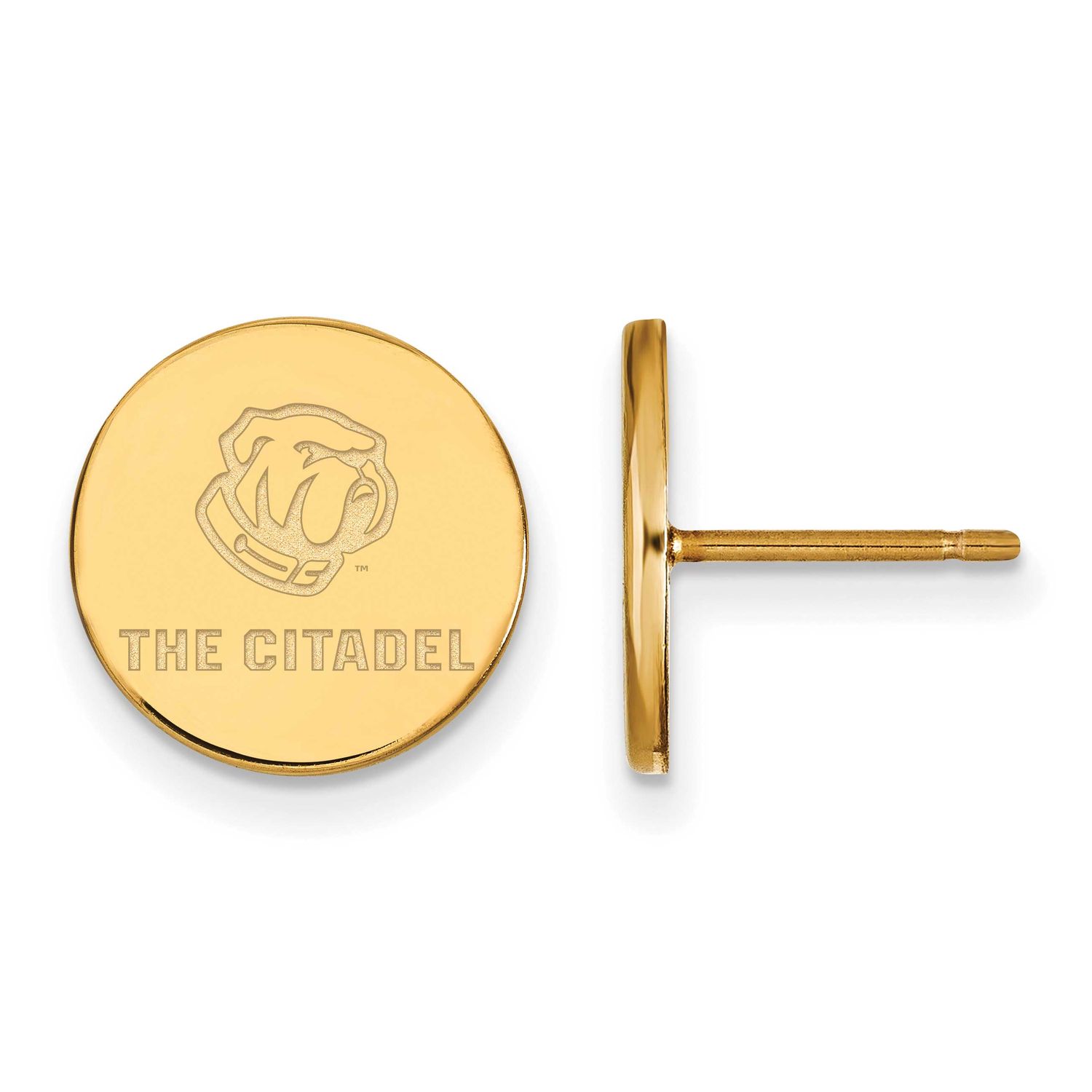 The Citadel Extra Small Post Earrings 14k Gold 4Y021TCI, UPC: 886774876023