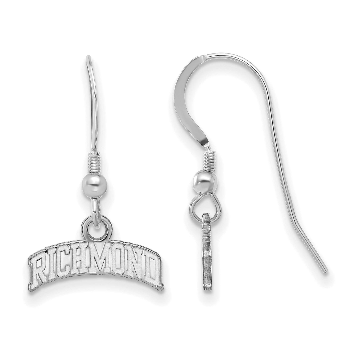 University of Richmond Script Dangle Earrings Sterling Silver SS034URV, UPC: 191101774751