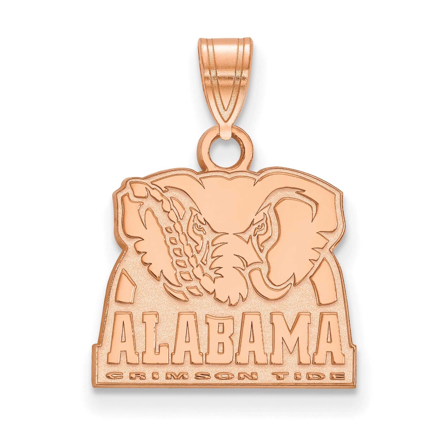 Rose Gold-Plated University of Alabama Small Pendan Sterling Silver RP061UAL, UPC: 191101775840
