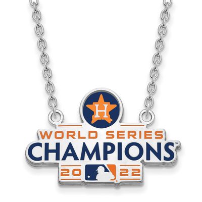 2022 World Series Champions Houston Astros Large Pendant with  Neckla Sterling Silver SS012AST22-18…