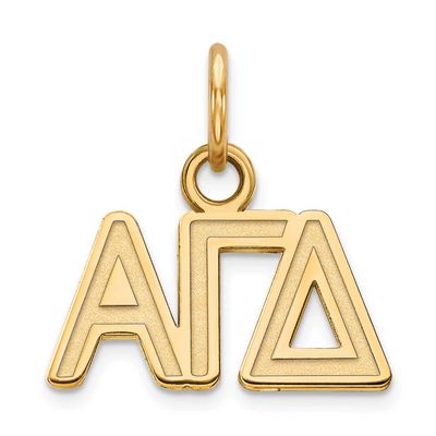 Alpha Gamma Delta Extra Small Pendant Gold-plated Sterling Silver GP001AGD, UPC: 886774889139