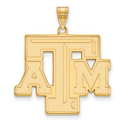 Texas A And M University T-A-M Extra Large Pendant Gold-plated Sterling Silver GP005TAM, UPC: 88677…