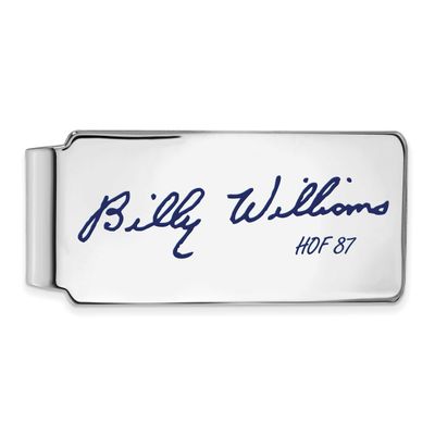 Billy Williams Hall of Fame Signature Epoxy Money Clip Sterling Silver SSHF04BW87, UPC: