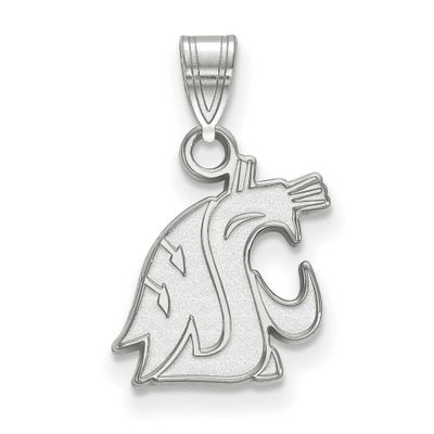 Washington State University Cougar Small Pendant 14k White Gold 4W001WAS, UPC: 886774825908