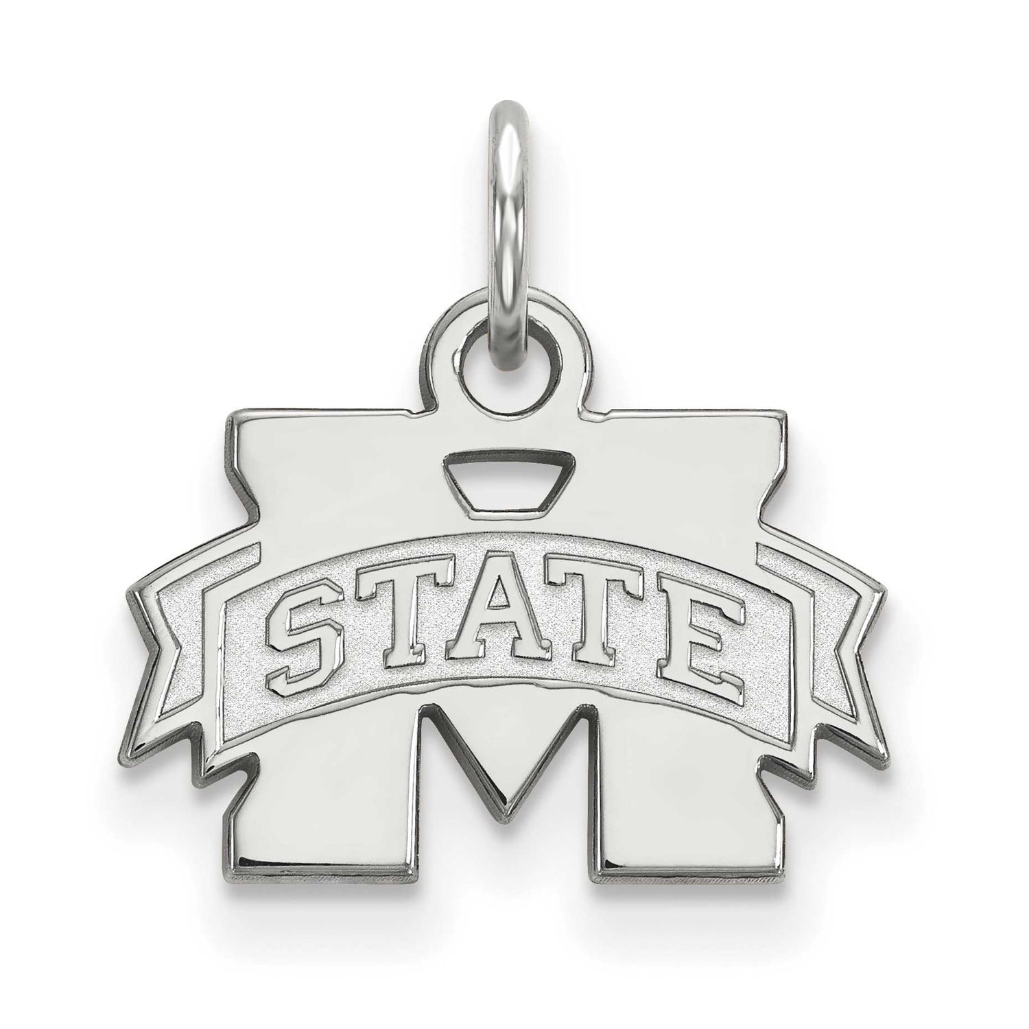Mississippi State University Extra Small Pendant 14k White Gold 4W001MSS, UPC: 886774824352