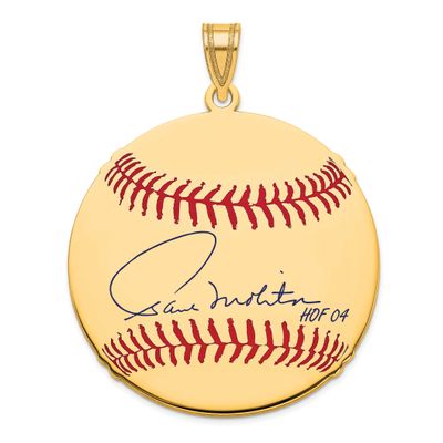 Paul Molitor Hall of Fame Signature Large Epoxy Baseball Pendant 10k Gold 1YHF02PM04, UPC: