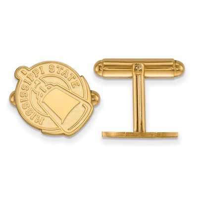 Mississippi State University Cufflink Gold-plated Sterling Silver GP053MSS, UPC: 886774948423